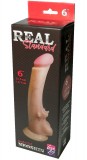 Фаллоимитатор неоскин на присоске REAL Standard Lovetoy (20.5, Ø 4.3 см)