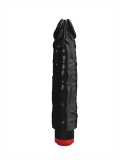 Вибратор Lovetoy из ПВХ черный (23.5, Ø 5 см)
