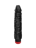 Вибратор Lovetoy из ПВХ черный (23.5, Ø 5 см)