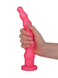 Анальный стимулятор с шариками Lovetoy из ПВХ розовый (20, Ø 3.9 см)