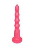 Анальная ёлочка Lovetoy из ПВХ розовая (20, Ø 2.8 см)