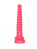 Спиралевидный плаг Lovetoy из ПВХ розовый (15, Ø 2.5 см)