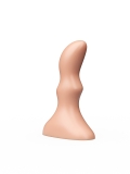 Плаг изогнутой формы Lovetoy из ПВХ телесный (10, Ø 2.5 см)