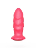 Анальный плаг с коннектором Lovetoy из ПВХ розовый (12.9, Ø 4.1 см)