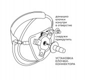 Страпон BEST UNI strap с двумя видами крепления и 2 насадками (18, Ø 4.1 и 22, Ø 4.1 см )