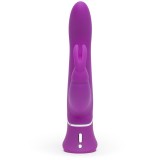 Лиловый вибратор Curve Thrusting Rechargeable Rabbit Vibrator (24.1, Ø 4.1 см)