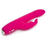 Happy Rabbit Вибратор Rabbit Slimline Curve Rechargeable розовый (24, Ø 3.4 см)