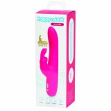 Happy Rabbit Вибратор Rabbit Slimline Curve Rechargeable розовый (24, Ø 3.4 см)