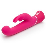 Happy Rabbit g-spot Вибратор с клиторальным стимулятором розовый (24.1, Ø 3.9 см)