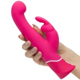 Happy Rabbit g-spot Вибратор с клиторальным стимулятором розовый (24.1, Ø 3.9 см)