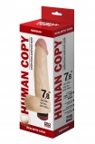Вибромассажёр HUMAN COPY 7.8” (19.5, Ø 4.5 см)