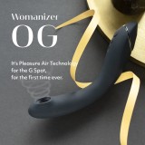 Womanizer OG c технологией Pleasure Air и вибрацией, темно-серый