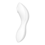 Satisfyer Curvy Trinity 5 + двухсторонний вакуумно-волновой стимулятор + вибрация, белый