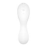 Satisfyer Curvy Trinity 5 + двухсторонний вакуумно-волновой стимулятор + вибрация, белый