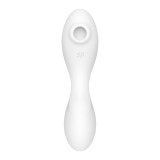 Satisfyer Curvy Trinity 5 + двухсторонний вакуумно-волновой стимулятор + вибрация, белый