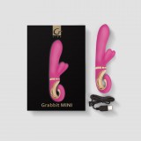 Gvibe Grabbit Mini вибратор для клитора и точки G с тремя моторами, розовый (19, Ø 3.5 см)