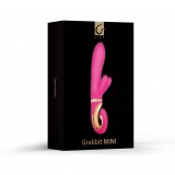 Gvibe Grabbit Mini вибратор для клитора и точки G с тремя моторами, розовый (19, Ø 3.5 см)