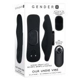 Gender X OUR UNDIE VIBE Вибровкладка в трусики с пультом ДУ