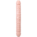Фаллоимитатор Jr. Veined Double Header 12 - White (30.5, Ø 4.5 см)