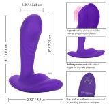 Массажер простаты с пультом ДУ Silicone Remote Pinpoint Pleaser (10.3, Ø 3.3 см)