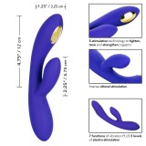 Кролик с электростимуляцией Impulse Intimate E-Stimulator Dual Wand (21.5, Ø 3.3 см)