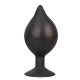 Расширяющаяся анальная пробка Silicone Inflatable Plug (13.3, Ø 3.8 см)