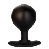 Расширяющаяся анальная пробка Weighted Silicone Inflatable Plug (7.5, Ø 3.3 см)