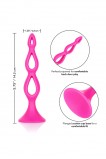 Анальная елочка Silicone Triple Probe (14.5, Ø 3.3 см)