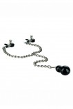 Зажимы для сосков с цепочкой и утяжелителем Weighted Dual Tier Nipple Clamps