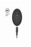 Вибратор с электростимуляцией и пультом ДУ E-Stim G/P-Spot Vibrator (19.5, Ø 4 см)