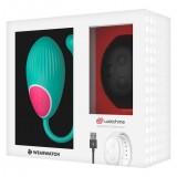 Виброяйцо с пультом-часами Wearwatch Egg Wireless Watchme, зеленый-черный