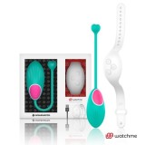 Виброяйцо с пультом-часами Wearwatch Egg Wireless Watchme, зеленый-белый