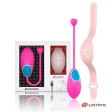 Виброяйцо с пультом-часами Wearwatch Egg Wireless Watchme, розовый-розовый