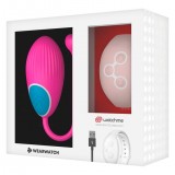 Виброяйцо с пультом-часами Wearwatch Egg Wireless Watchme, розовый-розовый