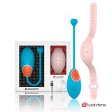 Виброяйцо с пультом-часами Wearwatch Egg Wireless Watchme, голубой-розовый