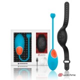 Виброяйцо с пультом-часами Wearwatch Egg Wireless Watchme, голубой-черный