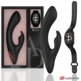 Вибратор-кролик с пультом-часами Anne s Desire Rabbit Vibe Wireless Watchme (20.5, Ø 3 см)