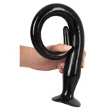 Набор длинных анальных пробок Super Long Flexible Butt Plug Set, черный