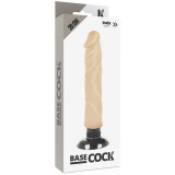 Вибратор на присоске Basecock Realistic Vibrator 2in1 (20, Ø 4 см)
