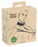Vegan Fetish Ошейник с поводком из полиуретана