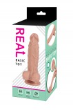 Реалистичный фаллоимитатор REAL silicone (19, Ø 4 см)