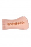 Реалистичный мастурбатор Real Women Dual Layer с двойной структурой (15.5, Ø 8.2 см)