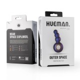 Анальная пробка Outer Space в виде елочки с кольцом-держателем (13.2, Ø 3.5 см)