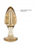 Набор акриловых анальных пробок Acrylic Goldchip Butt Plug Set
