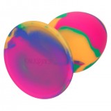 Анальная пробка из силикона CHEEKY LARGE TIE-DYE PLUG (9, Ø 4.5 см)