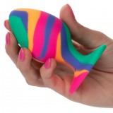 Анальная пробка из силикона CHEEKY LARGE TIE-DYE PLUG (9, Ø 4.5 см)