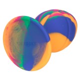 Анальная пробка из силикона CHEEKY LRG SWIRL TIE-DYE PLUG (9, Ø 4.5 см)