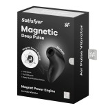 Вакуумный стимулятор Satisfyer Magnetic Deep Pulse, чёрный