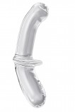 Двусторонний фаллоимитатор Satisfyer Double Crystal, прозрачный (19.5, Ø 4 см)