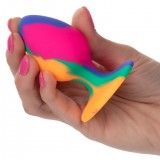 Анальная пробка из силикона CHEEKY MEDIUM TIE-DYE PLUG (7.5, Ø 3,3 см)